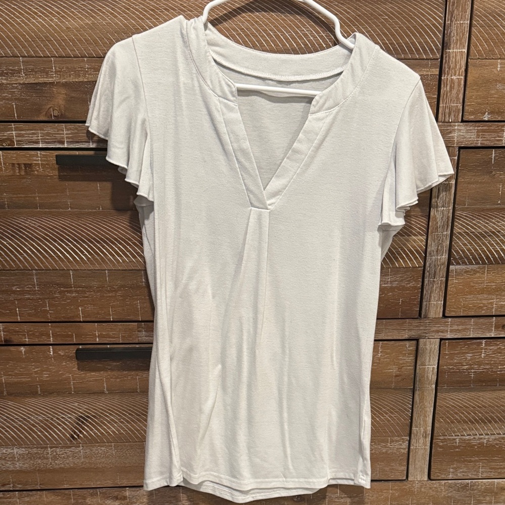 Elegant White Women's Top